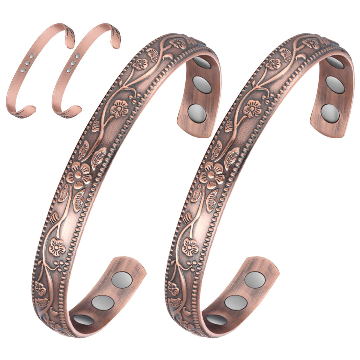 Feraco brazalete frontal en estuche mostrando diseño elegante y presentación lista para regalo