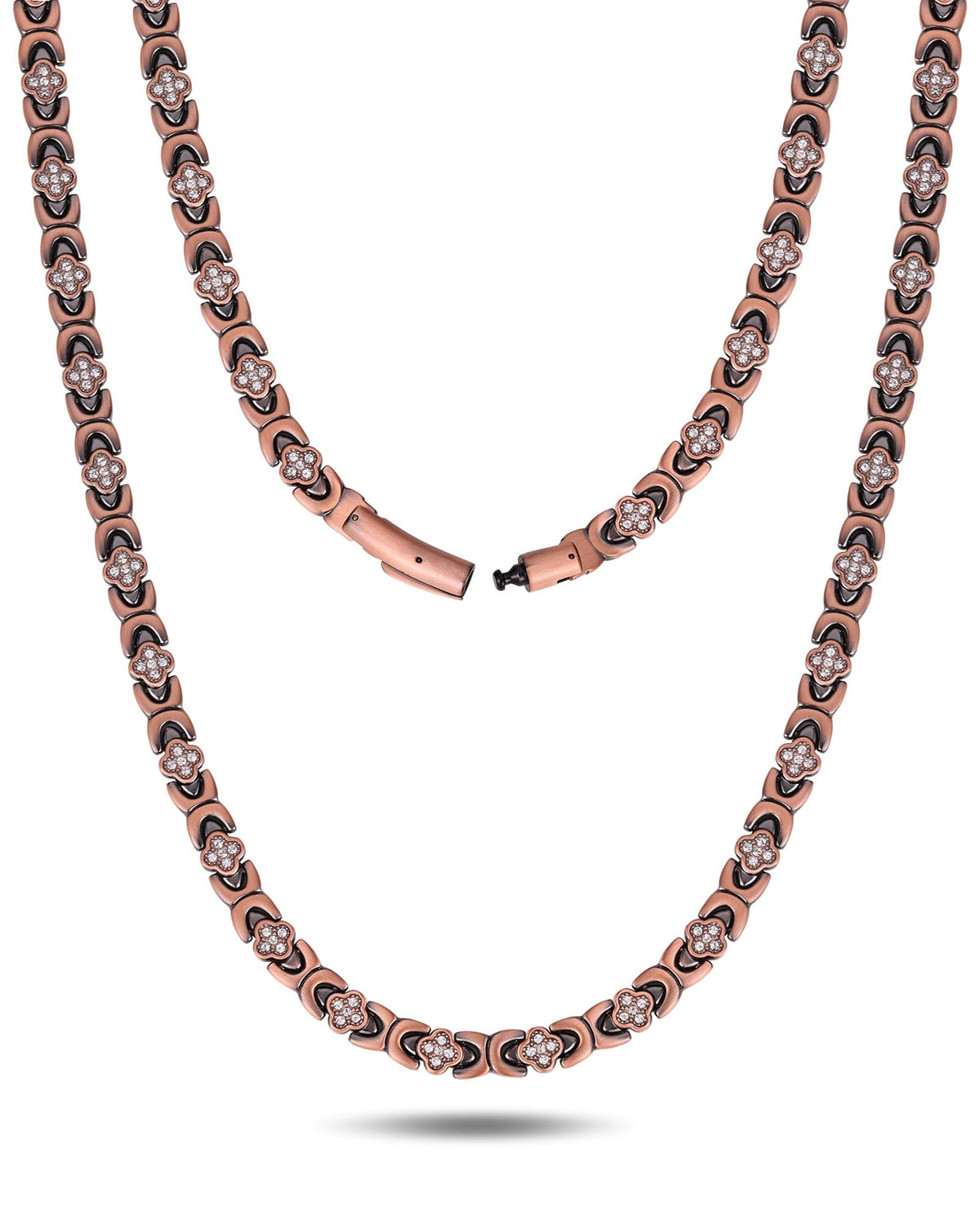 Feraco collar frontal con brillo pulido y apariencia elegante