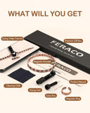 Feraco pulsera combinada con reloj demostrando compatibilidad de estilo