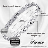 Feraco detalle X con cristales zirconia y estilo elegante