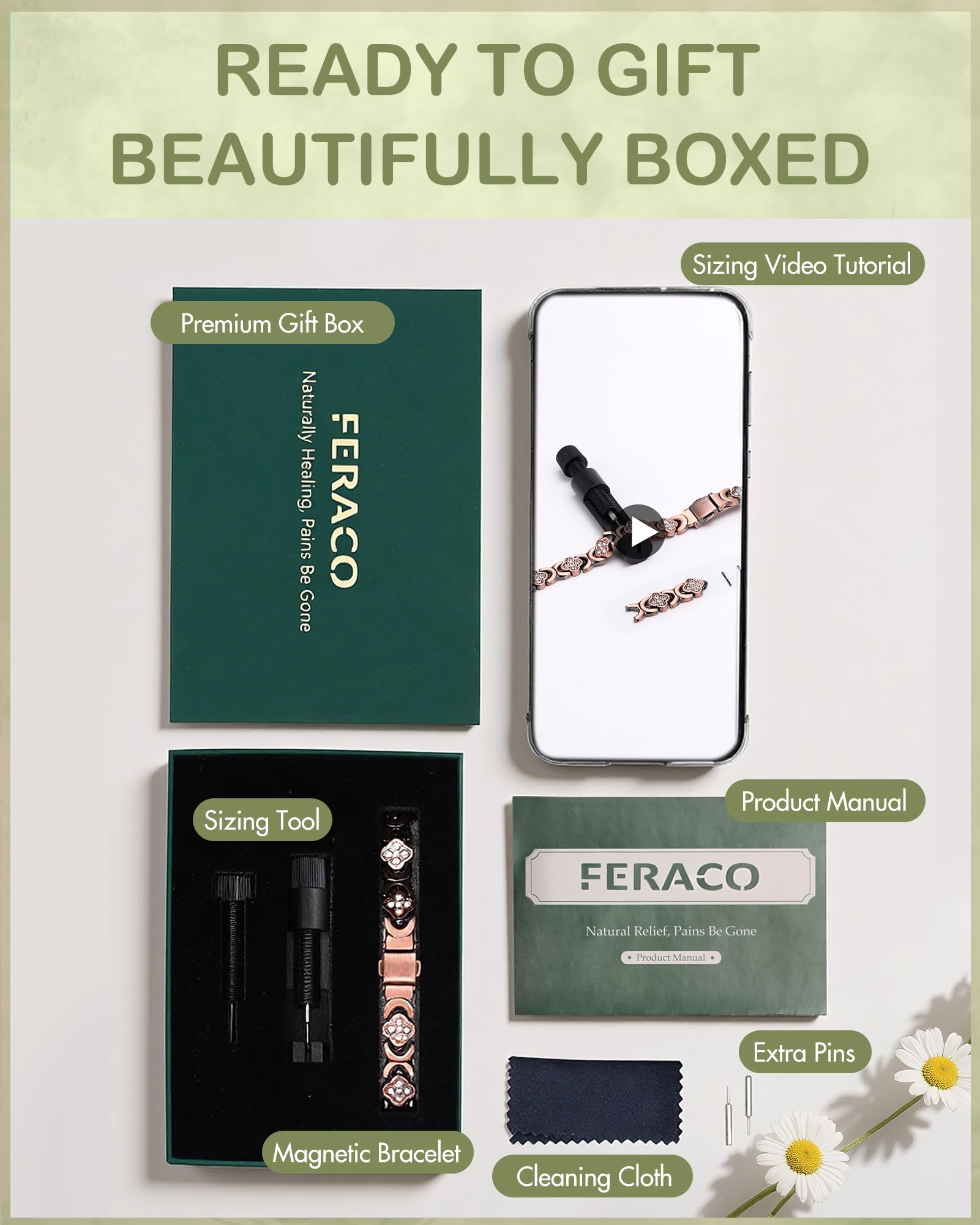Feraco presentación en caja de regalo lista para entregar en celebraciones