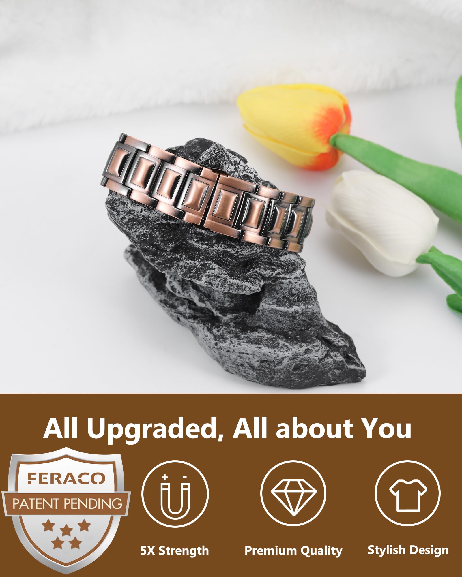 Feraco pulsera en muñeca en ambiente urbano para uso diario