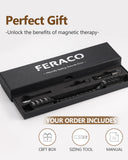 Feraco pulsera combinada con reloj demostrando estilo coordinado