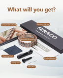 Feraco pulsera usada con ropa masculina para estilo diario