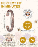 Feraco pulsera ajustada en muñeca mostrando comodidad diaria