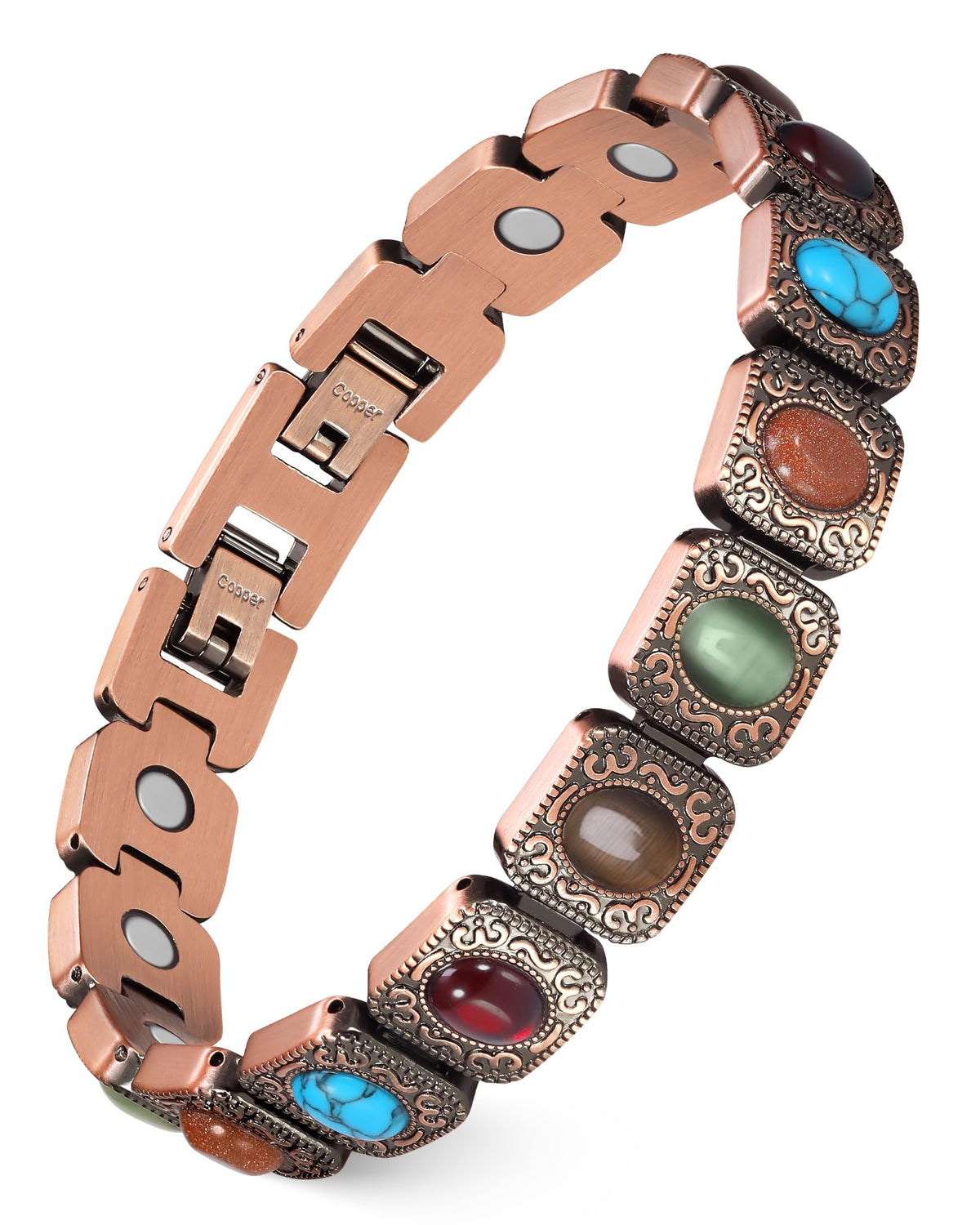Feraco pulsera frontal mostrando diseño Bohemia y elegancia
