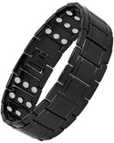 Feraco pulsera de cobre vista frontal con cierre, estilo masculino y durabilidad