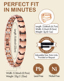 Feraco pulsera combinada con reloj, ideal para uso diario y estilo