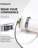 Feraco pulsera presentada en caja de terciopelo ideal para regalo y almacenamiento