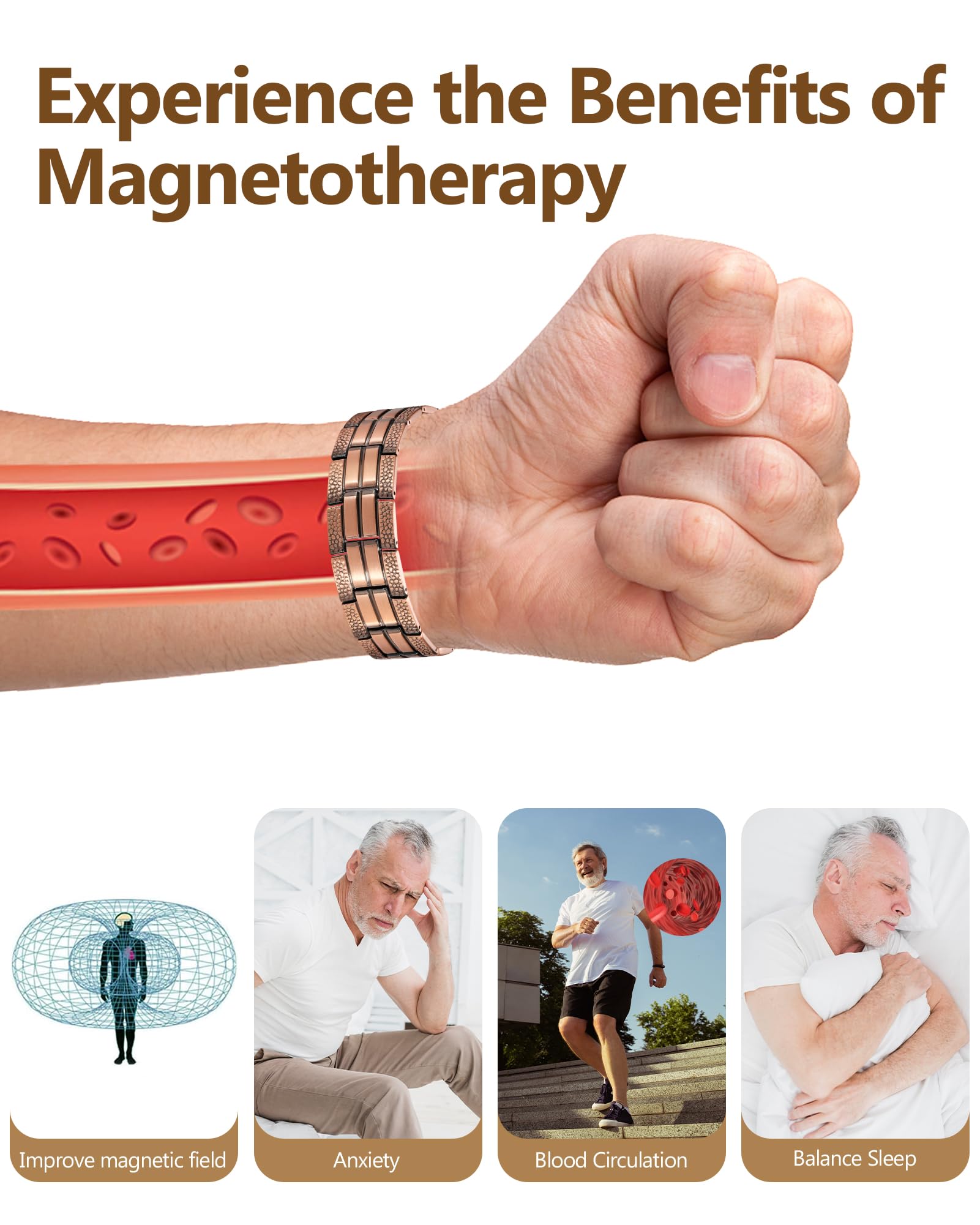 Feraco pulsera en mano mostrando escala real y percepción de peso equilibrada