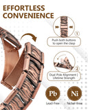 Feraco pulsera en muñeca mostrando apariencia masculina y cómoda