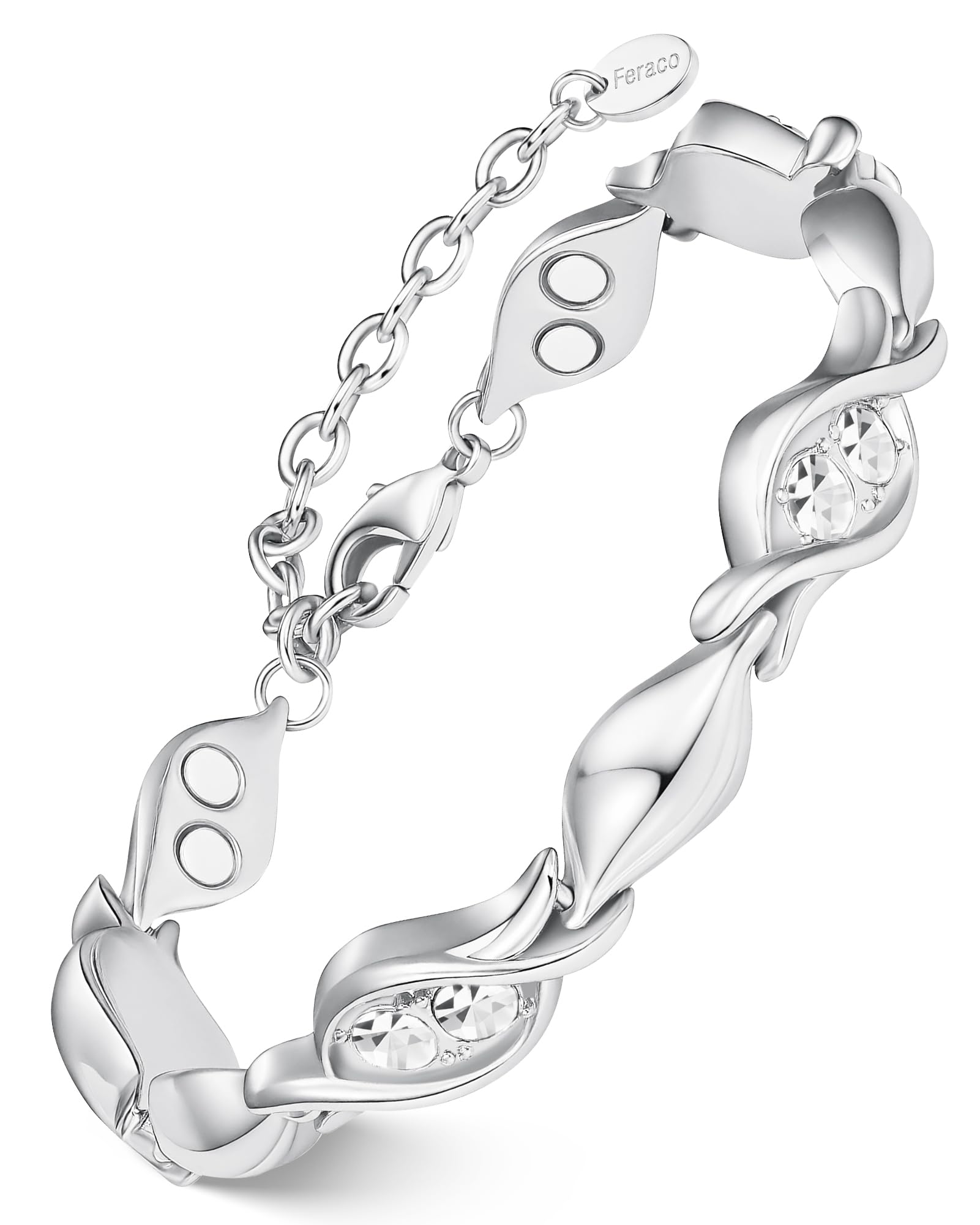 Feraco pulsera frontal mostrando diseño elegante y ajuste cómodo