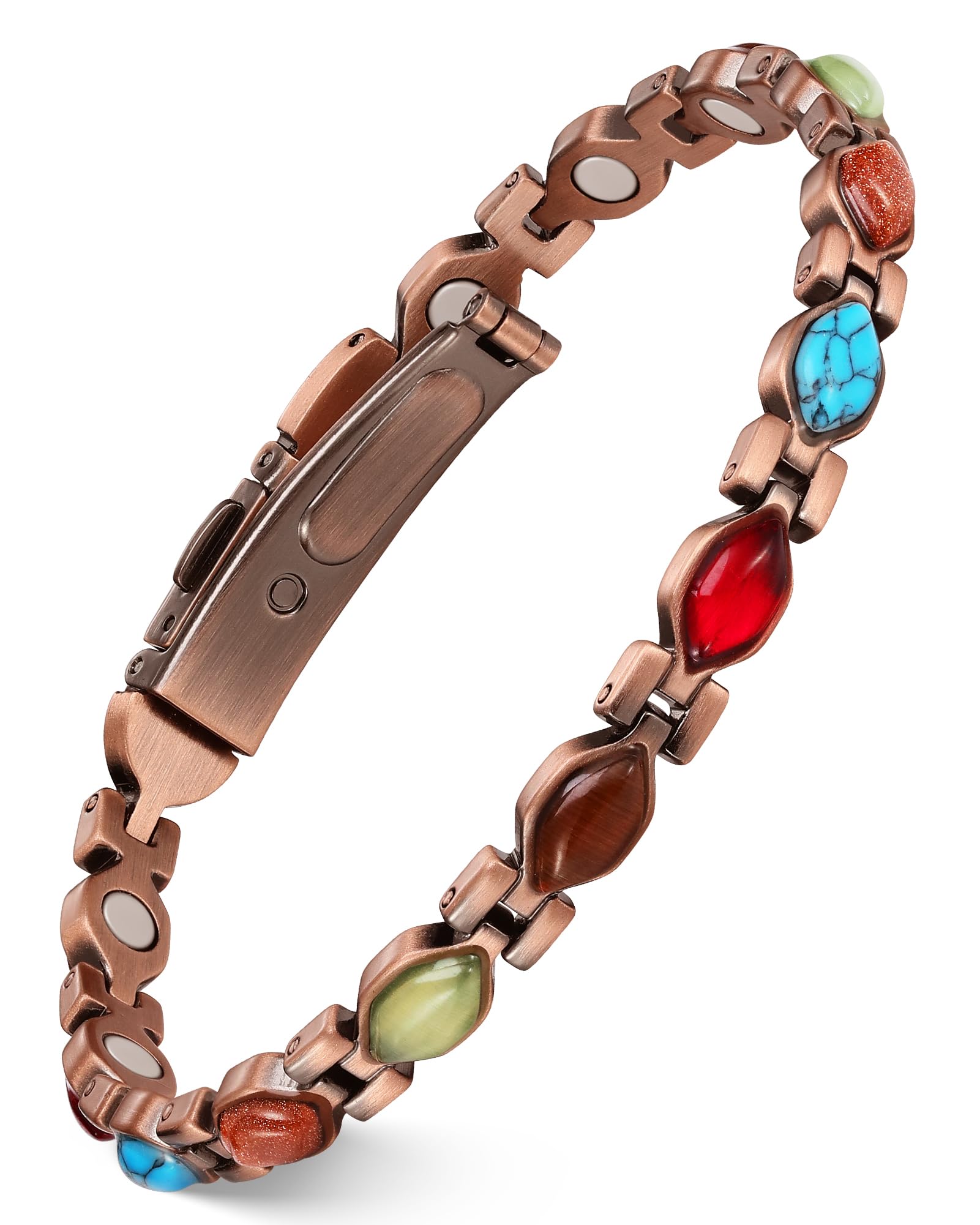 Feraco pulsera frontal mostrando diseño Bohemia y elegancia natural