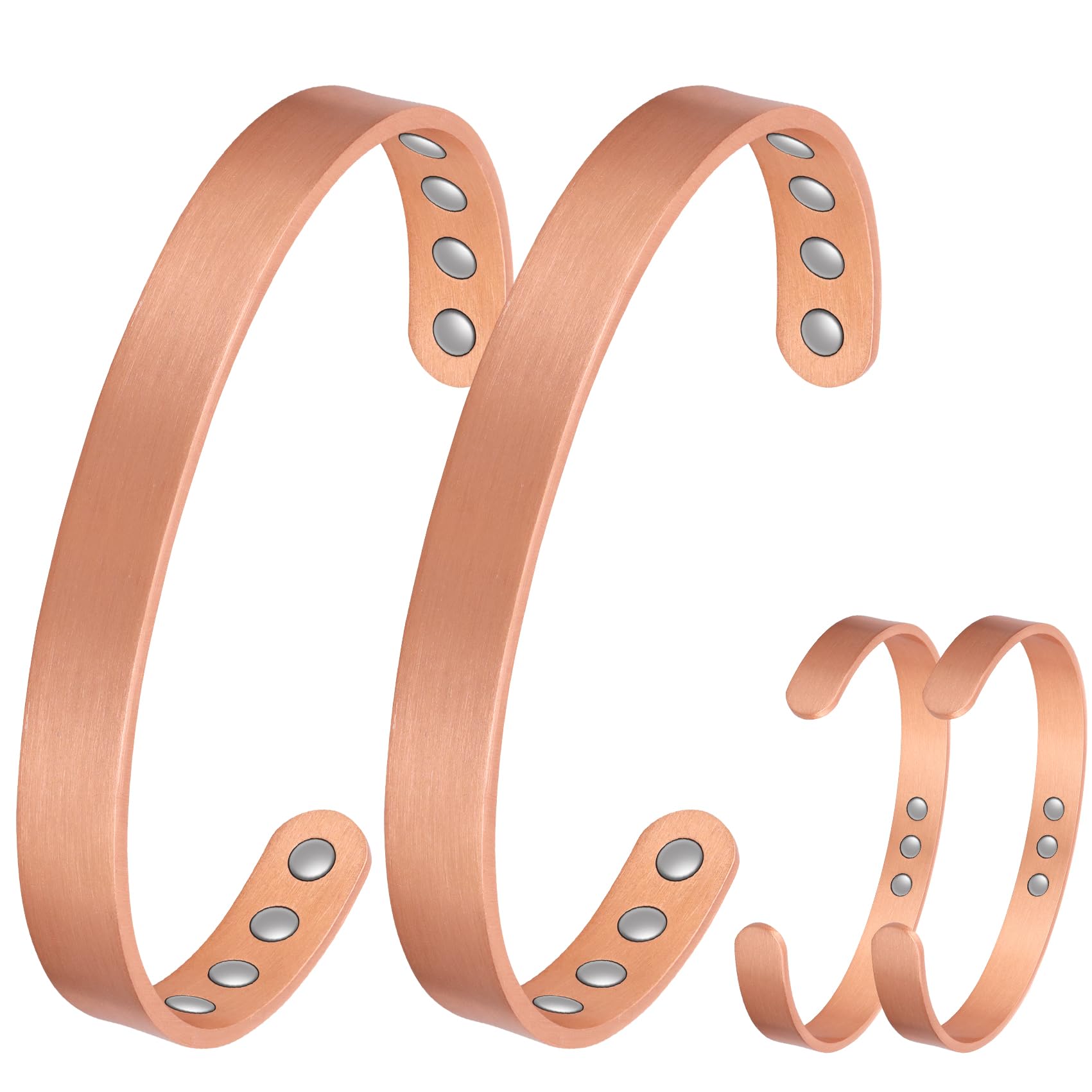 Feraco pulsera frontal mostrando diseño liso y elegante, ideal para uso diario