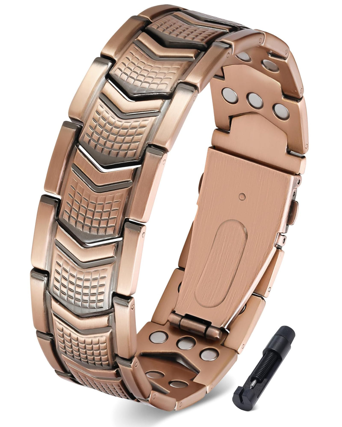 Feraco pulsera frontal mostrando diseño elegante y acabado duradero