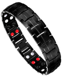 Feraco pulsera frontal negra mostrando diseño y elegancia