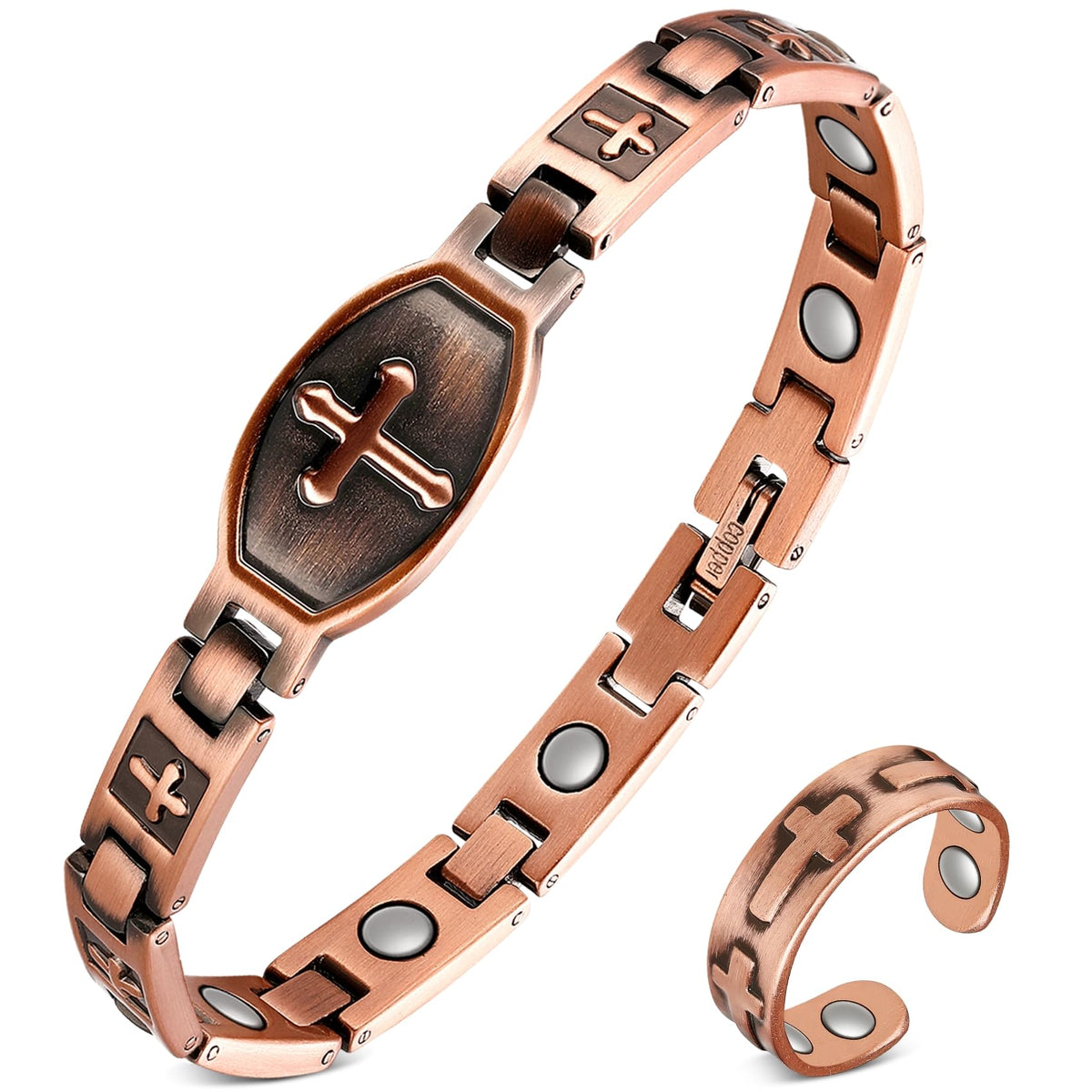 Feraco pulsera vista frontal con diseño elegante y ajuste cómodo