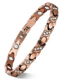 Feraco pulsera frontal mostrando diseño infinito y acabado brillante