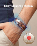Feraco vista frontal de la pulsera resaltando acabado masculino