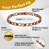 Feraco pulsera vista frontal mostrando diseño en X y brillo