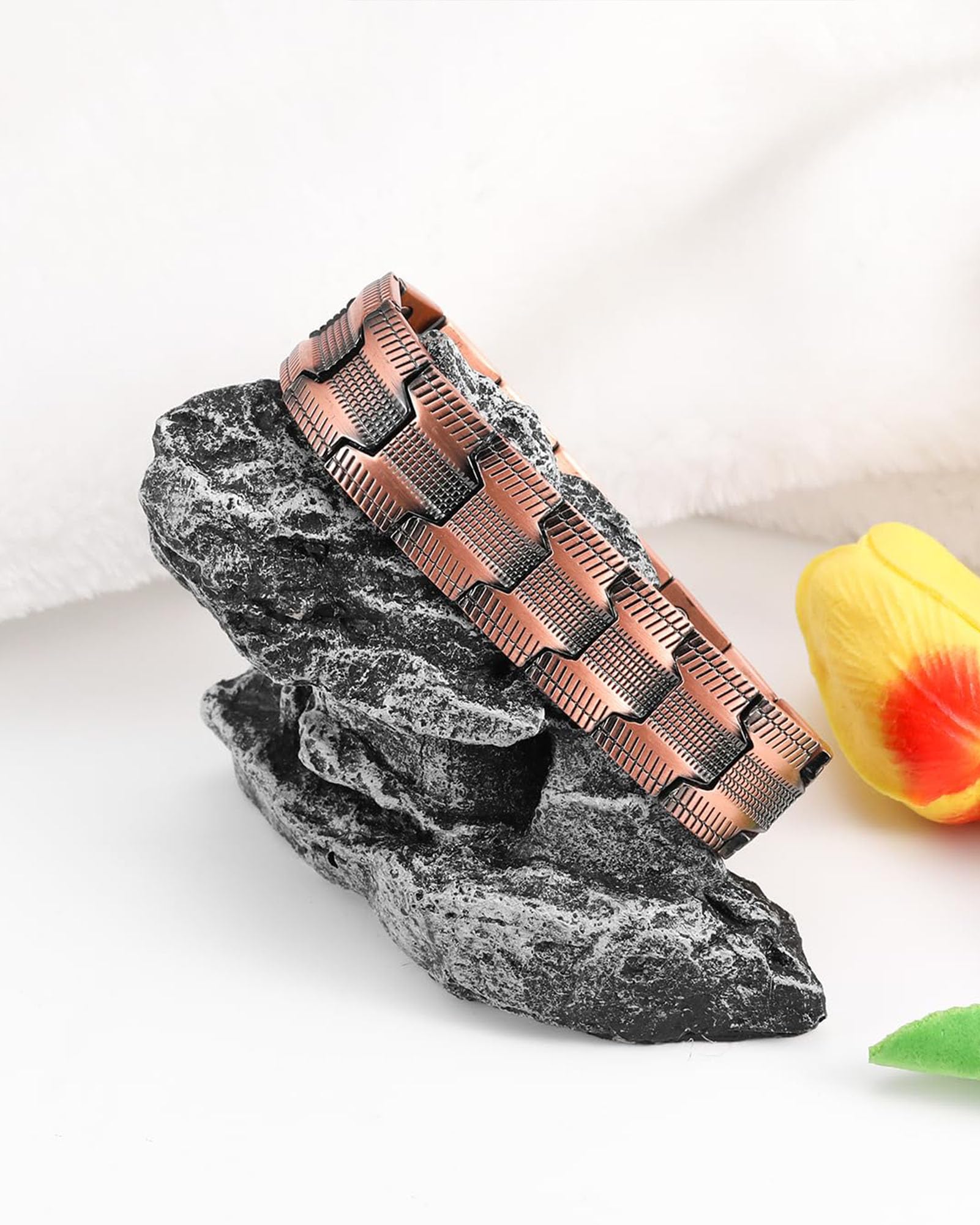 Feraco textura de cobre con laca protectora que mantiene el acabado
