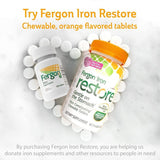 Fergon etiqueta informativa con ingredientes y beneficios para la salud