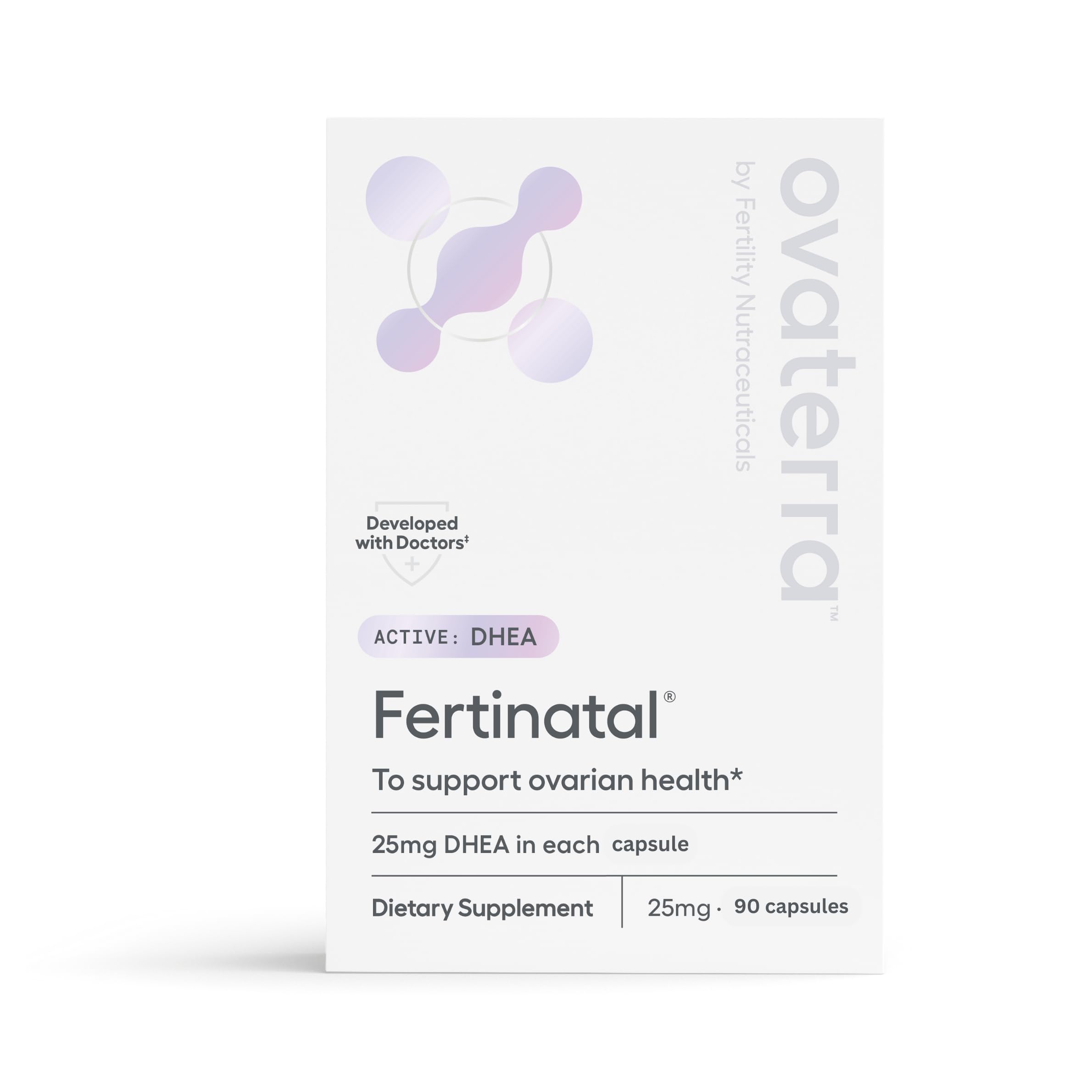 Fertinatal envase frontal mostrando cápsulas y durabilidad
