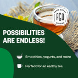 FGO etiqueta con sellos organic y non-gmo destaca certificaciones claras