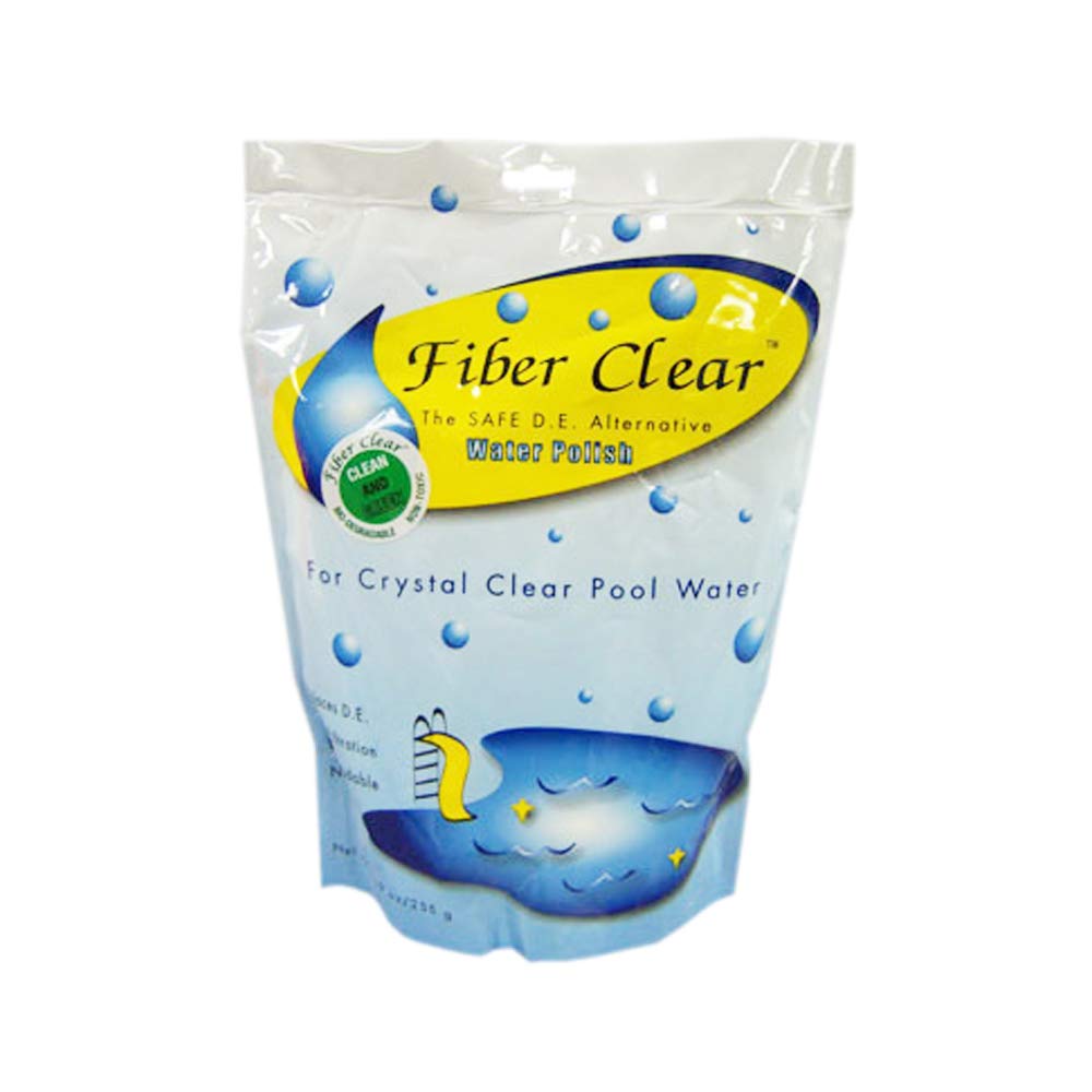 Fiber Clear envase frontal mostrando etiqueta y alternativa segura a D.E.