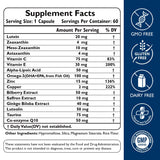 Etiqueta nutricional Ficpoud Neurobella mostrando composición completa