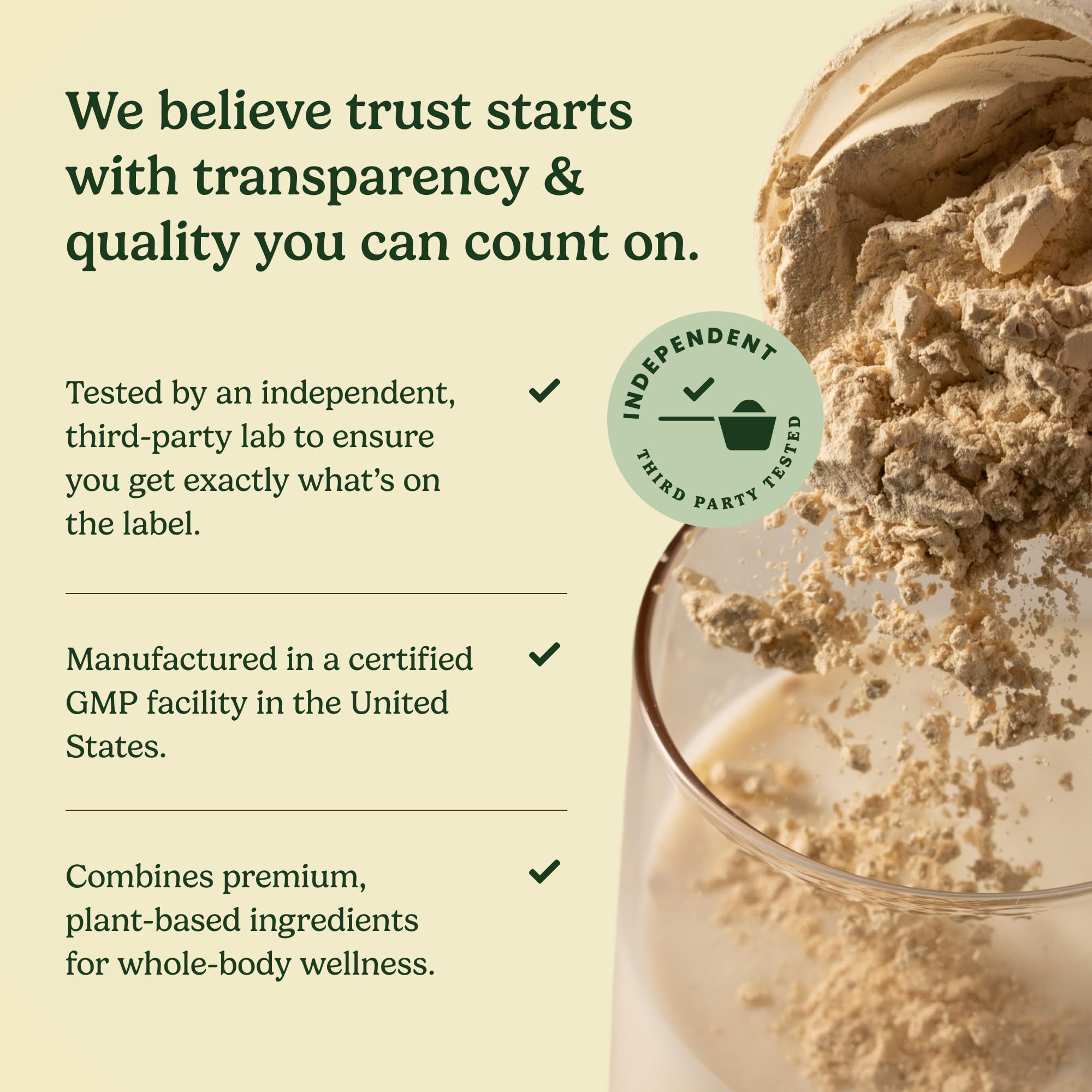 Field's Great etiqueta nutricional detallada destacando 30g proteína