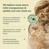 Field's Great etiqueta nutricional detallada destacando 30g proteína