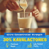 Fiji Vanua Kava cucharada del extracto lista para mezclar de forma práctica
