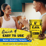 Fiji Vanua Kava bebida disuelta en vaso lista para consumo social