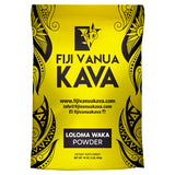 Fiji Vanua Kava frente del paquete mostrando presentación y origen