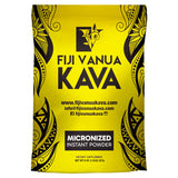 Fiji Vanua Kava envase frontal claro y atractivo para preparación rápida