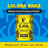 Fiji Vanua Kava textura de polvo medio molido para extracción eficiente