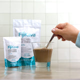 FijiKava polvo disuelto en vaso listo para beber, preparación sin sedimentos