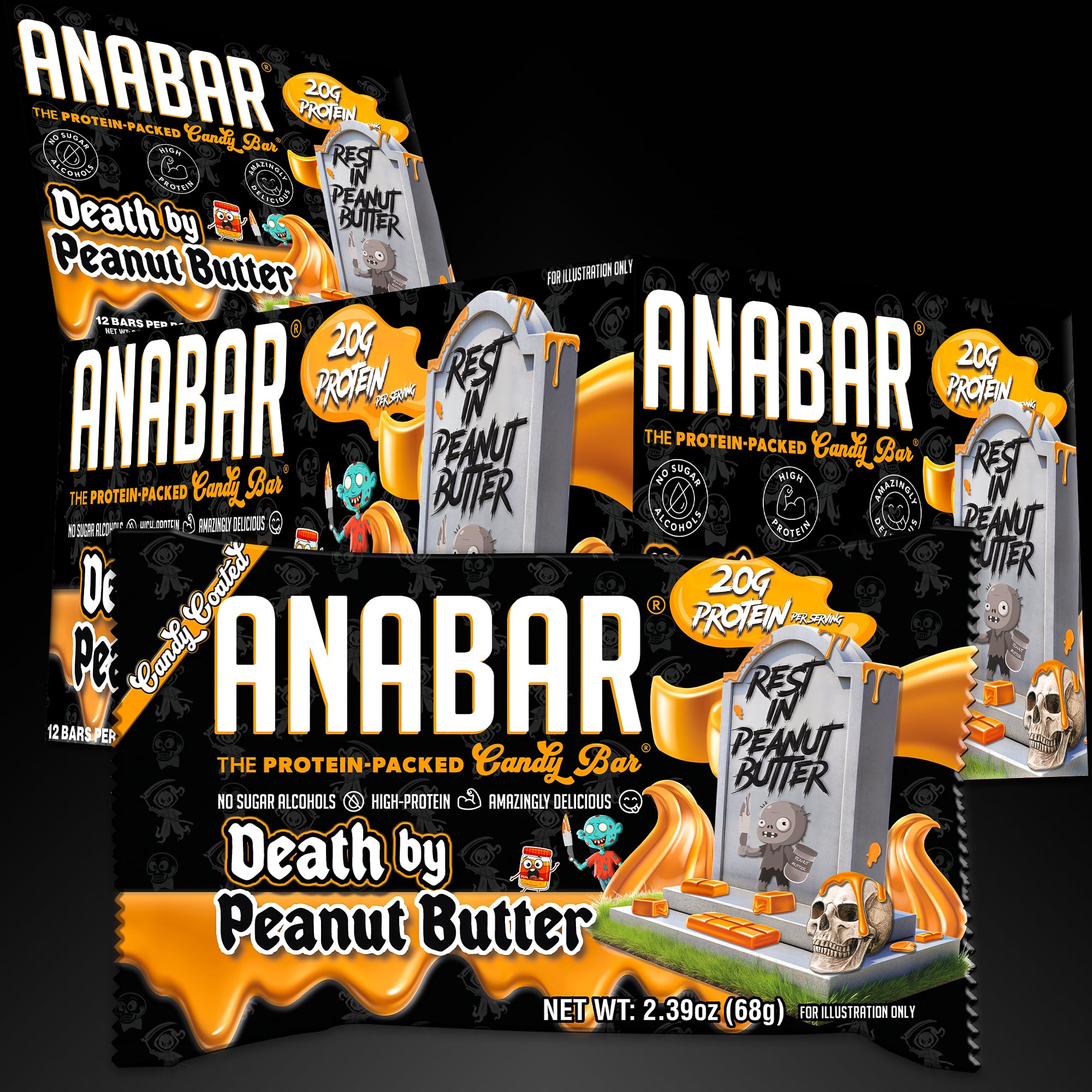 FINAL BOSS PERFORMANCE ANABAR primer plano del chocolate genuino con beneficio de sabor auténtico