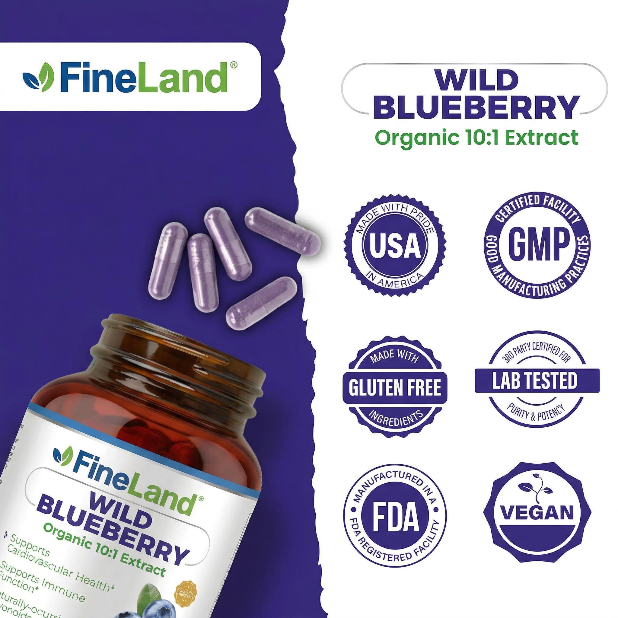 FineLand cápsulas sobre fondo natural que transmite origen vegetal