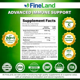 FineLand detalle de etiqueta con BioPerine® resaltando mejor absorción