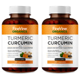 FineVine Organics frasco delantero mostrando 240 cápsulas y sello de calidad