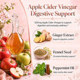 fiocko primer plano vinagre de manzana e inulina para digestión