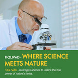 FIOLIVAD plantas secas que ilustran origen natural de los ingredientes
