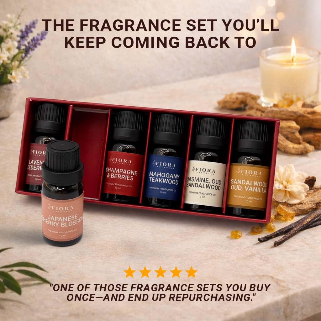 Fiora Naturals caja regalo abierta con presentación sofisticada