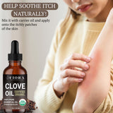 Fiora Naturals comparación de tamaño del frasco con mano, muestra escala y contenido