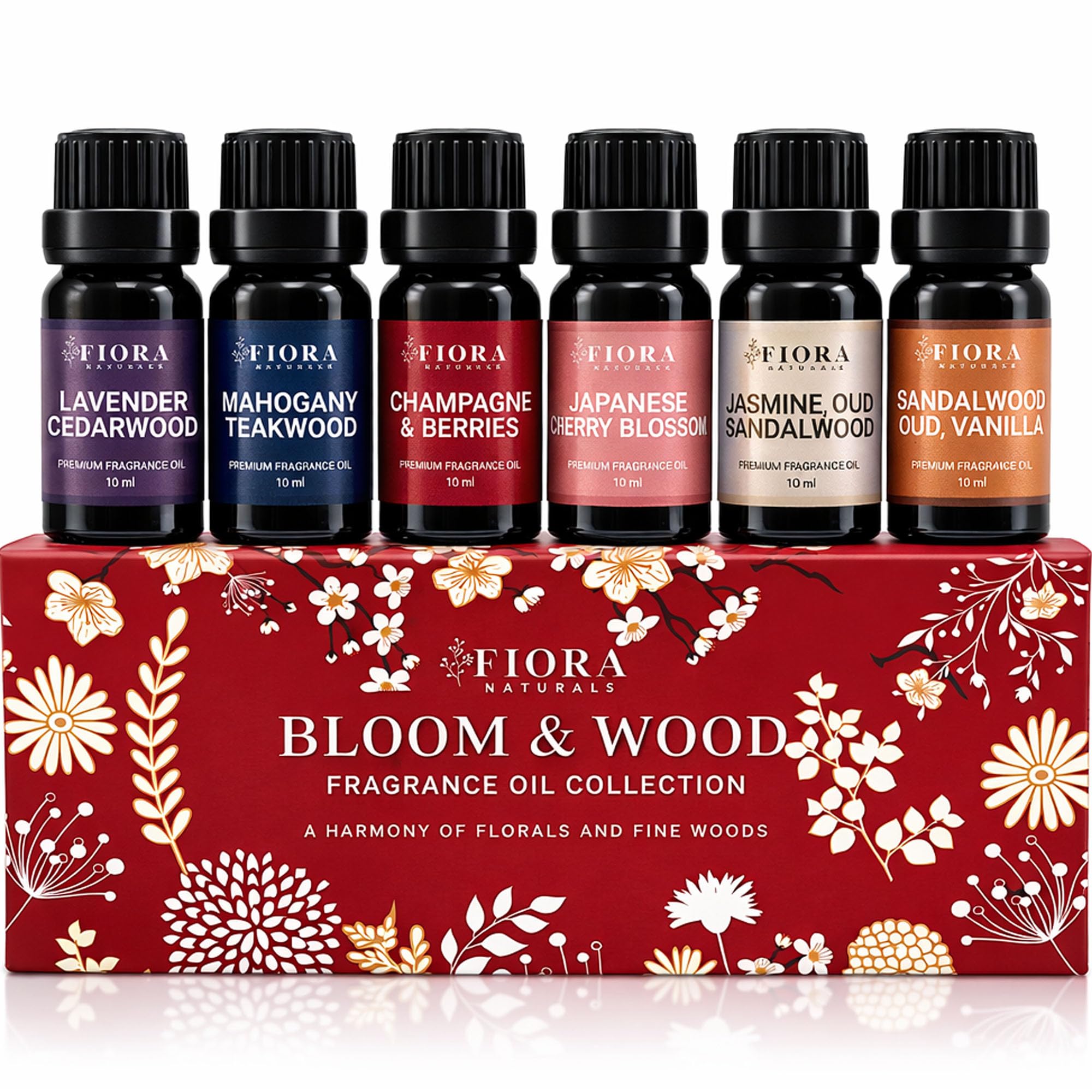 Fiora Naturals frente del empaque elegante mostrando set completo