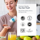 FIQ etiqueta con lista de ingredientes y forma bisglicinato Albion