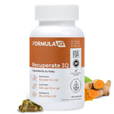 FIQ envase frontal de Recuperate IQ mostrando dosis y beneficio de absorción