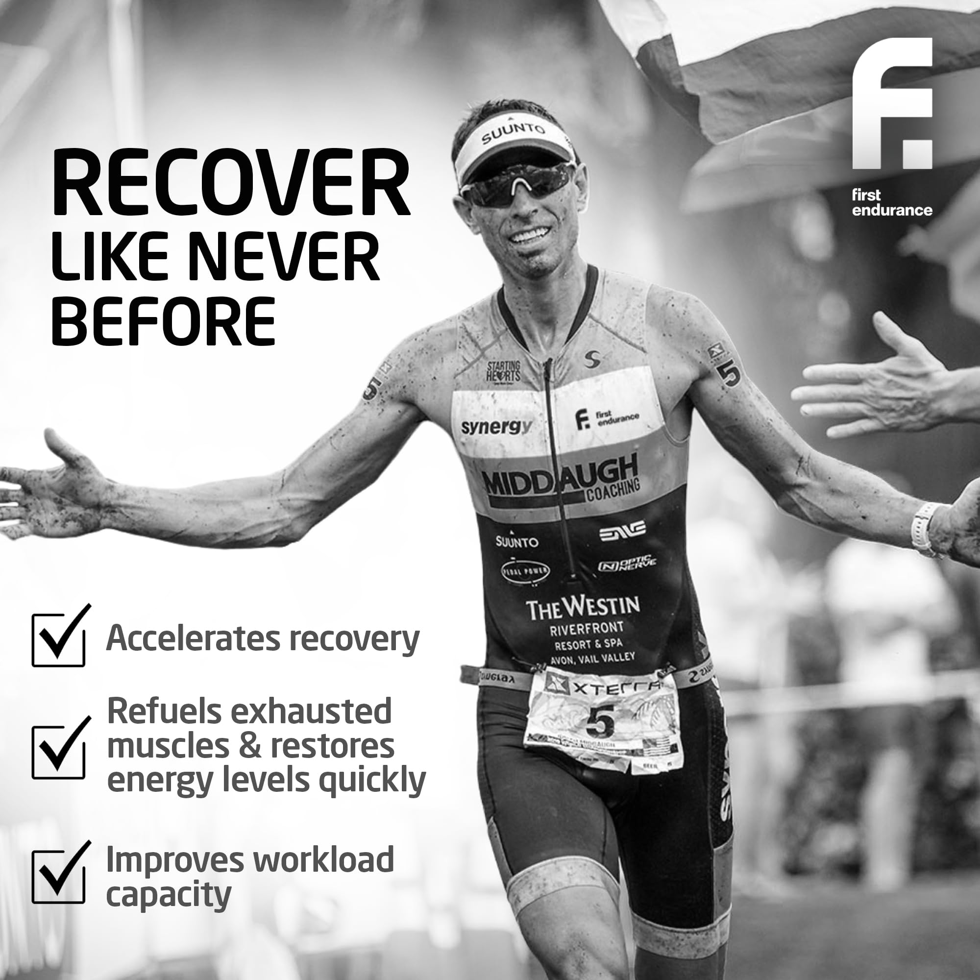 FIRST ENDURANCE etiqueta nutricional de Ultragen mostrando ingredientes clave